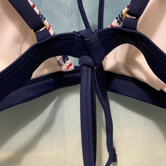 NWOT Xhilaration Patriotic bikini top SZ LG - Picture 6 of 7